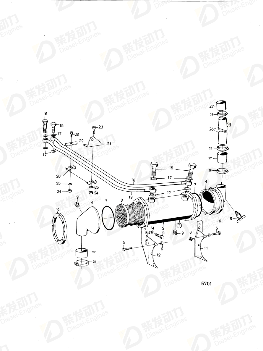 VOLVO Tube 822305 Drawing